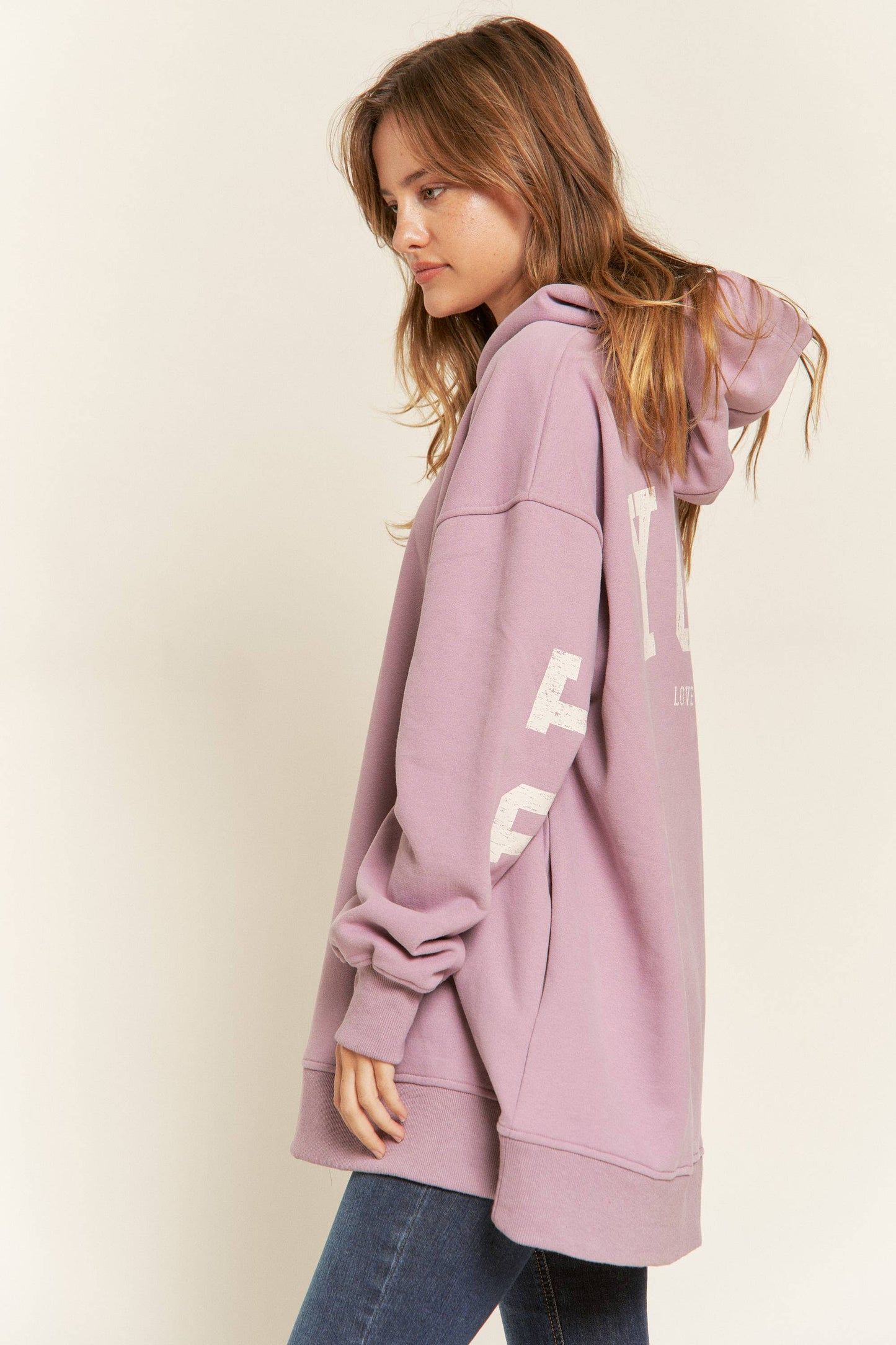 Be Yourself Hoodie Oversized Sweatshirt | Uniquely Claudia Boutique
