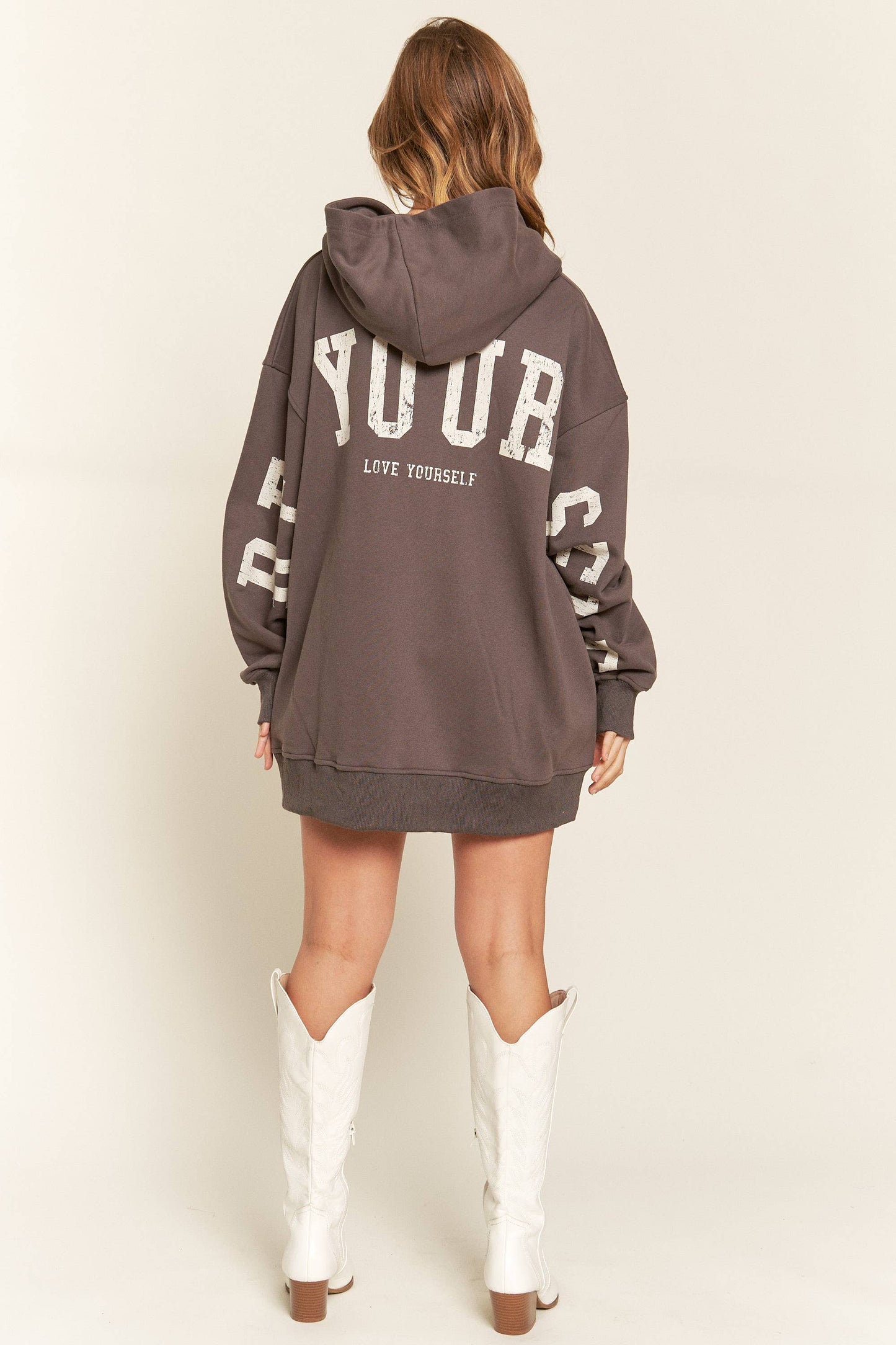 Be Yourself Hoodie Oversized Sweatshirt | Uniquely Claudia Boutique