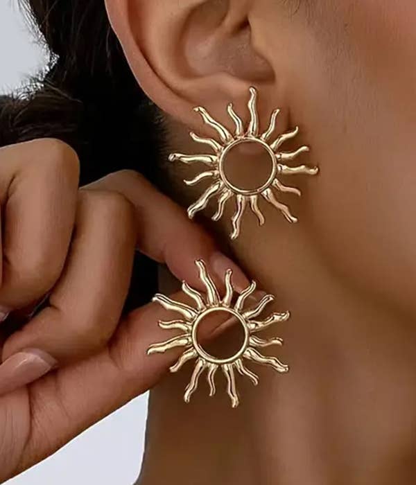 The Sun Stud Earrings | Uniquely Claudia