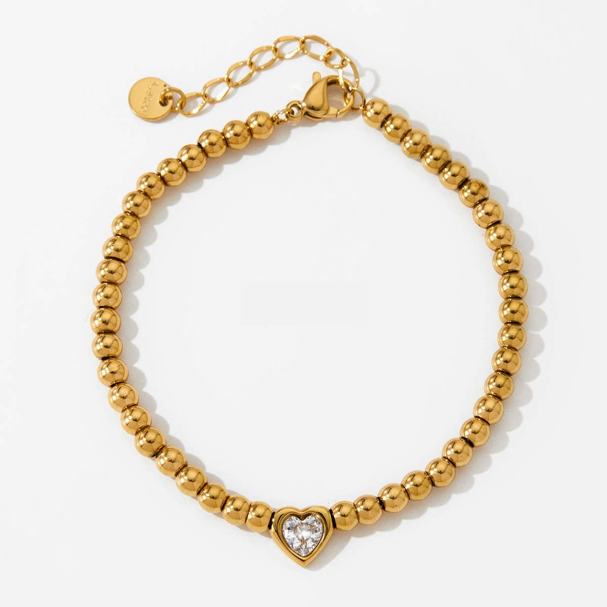18K Stainless Steel Tarnish-Free Beaded Bracelet | Uniquely Claudia