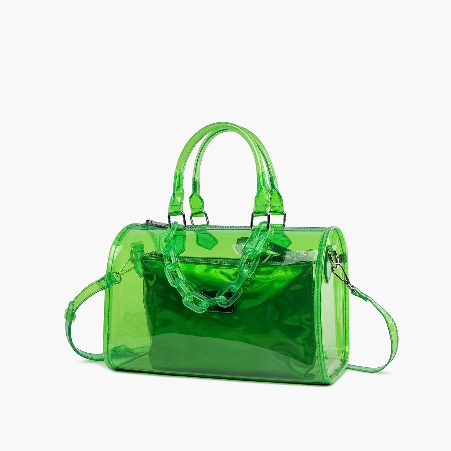 Iced Out Hologram Satchel | Uniquely Claudia