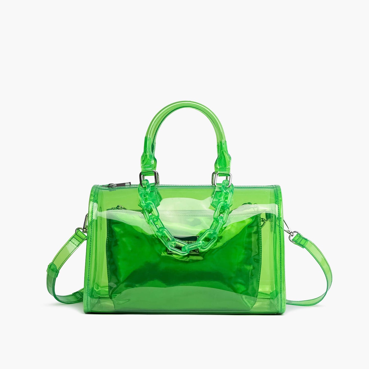 Iced Out Hologram Satchel | Uniquely Claudia