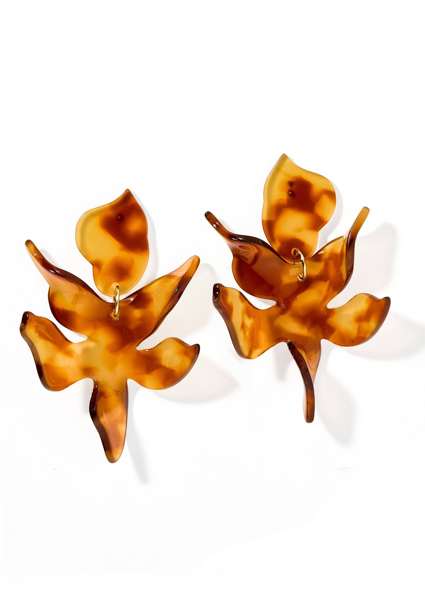 LINNY : Flora Caramel Earrings | Uniquely Claudia Boutique
