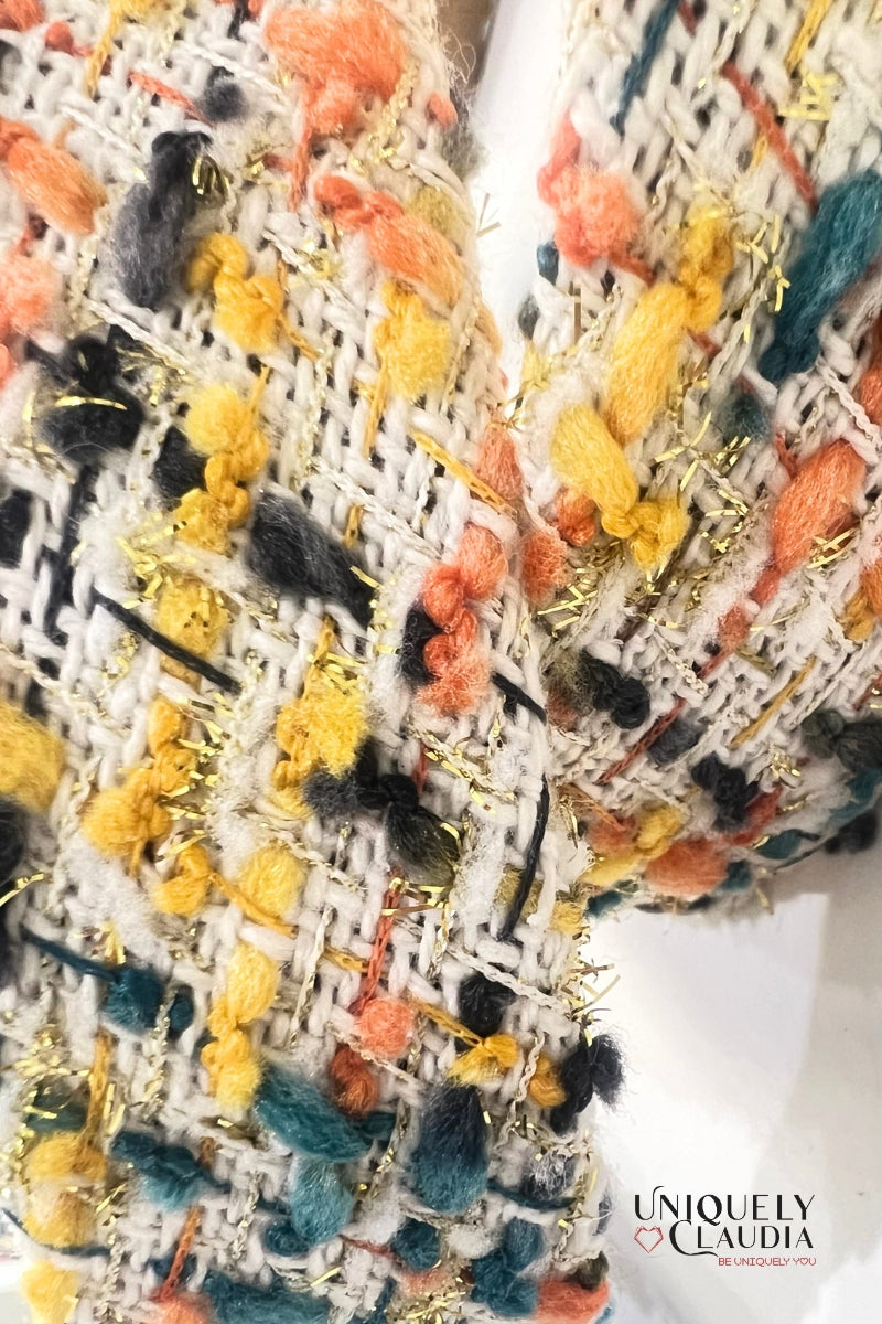 Multi Color Tweed Headband | Uniquely Claudia Boutique