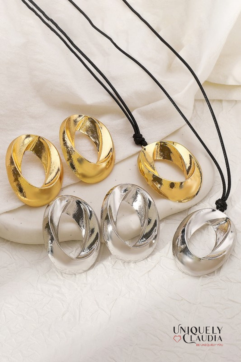 Eternal Earring & Necklace Set | Uniquely Claudia Boutique