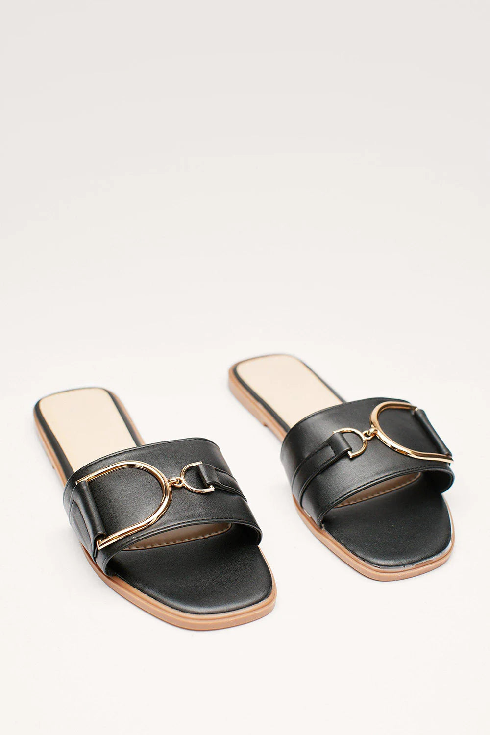 Milly Buckle Slip-On Sandals| Uniquely Claudia Boutique