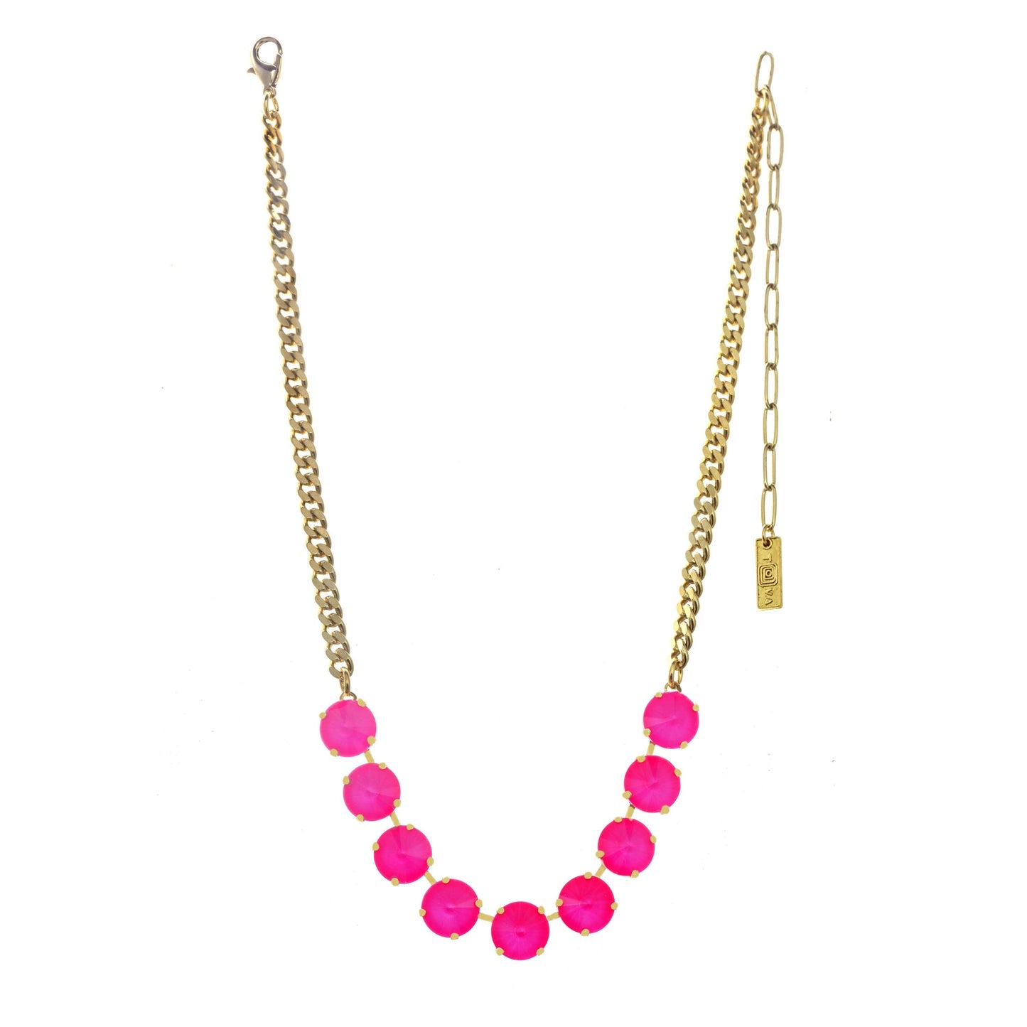TOVA Mini Sofia Necklace in Electric Pink - Uniquely Claudia Boutique