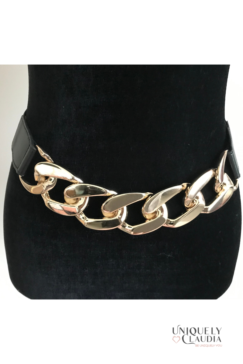 Chain Waist Belt | Chain Link Fashion Belt | Uniquely Claudia