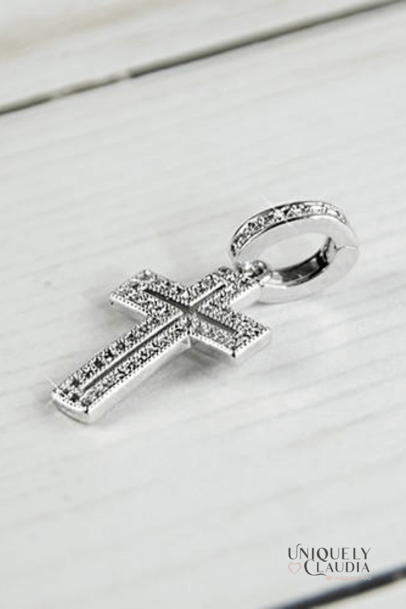 Stainless Steel Grace Pave Necklace - UNIQUELY CLAUDIA