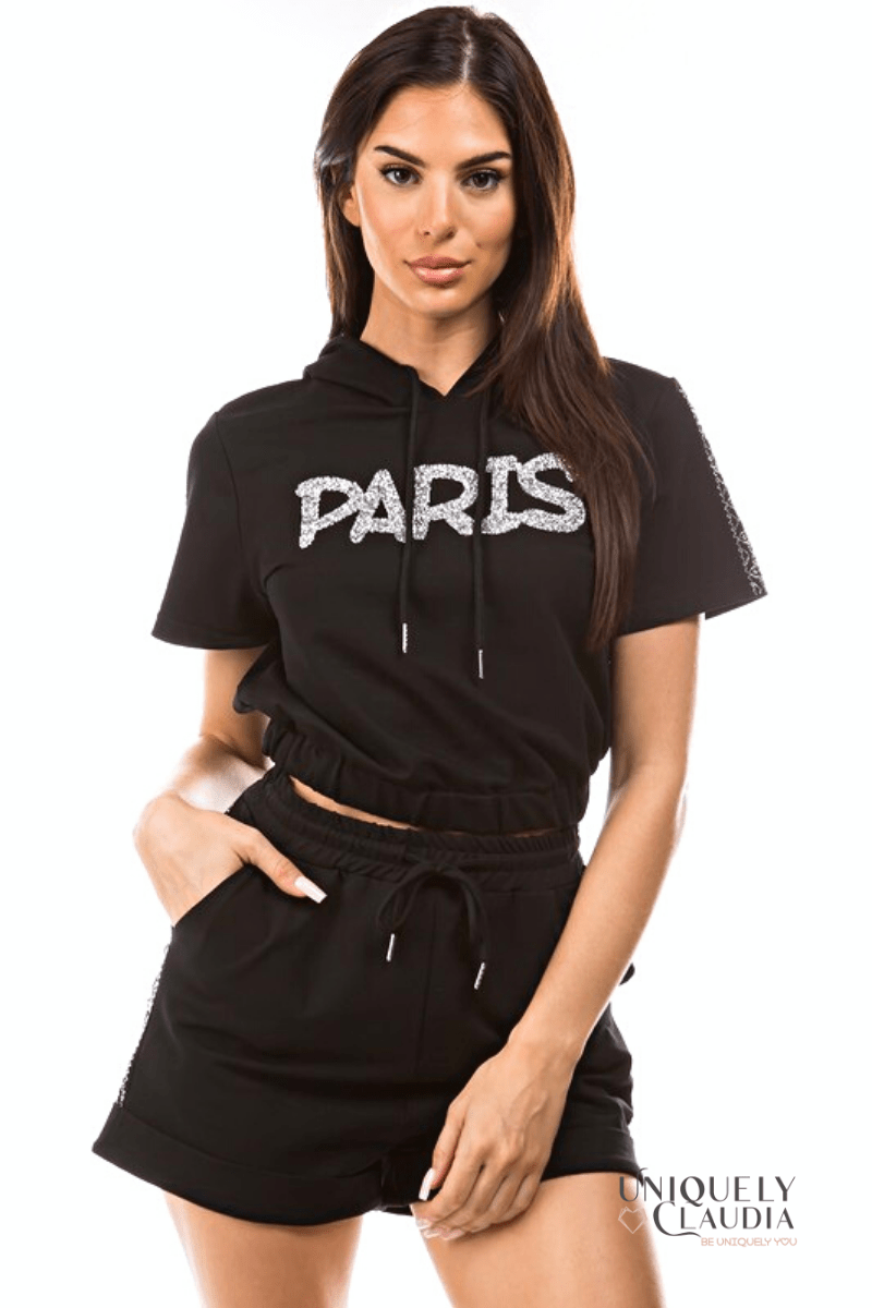 J'aime Paris Short Set - UNIQUELY CLAUDIA