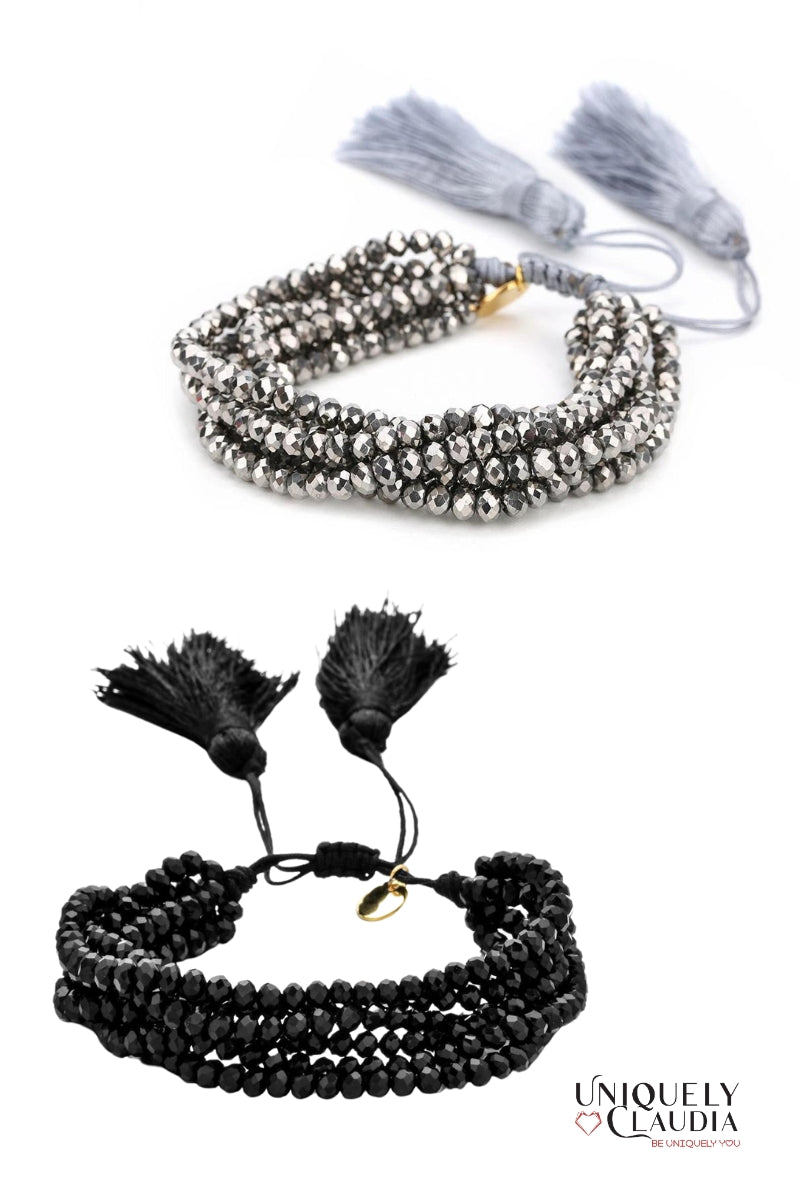Women's Bracelets | Beaded Multi-Strand Tassel Bracelet | Uniquely Claudia Boutique