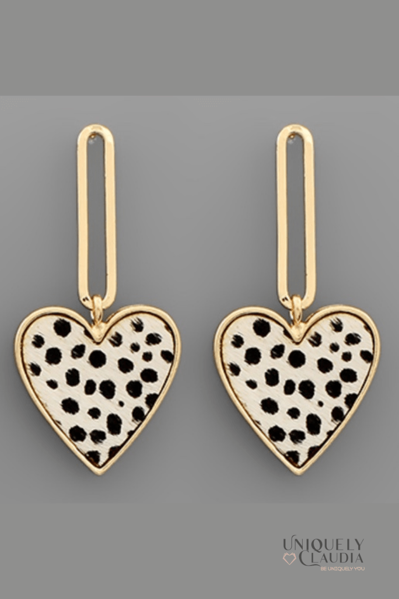Wild Heart Fashion Earrings - UNIQUELY CLAUDIA