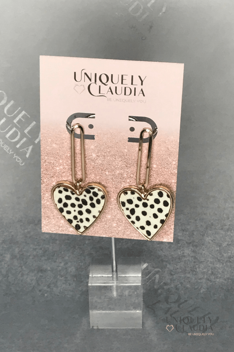 Wild Heart Fashion Earrings - UNIQUELY CLAUDIA