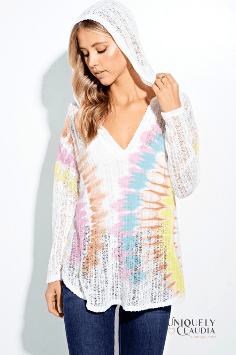 Kate Fishnet Hoodie - UNIQUELY CLAUDIA