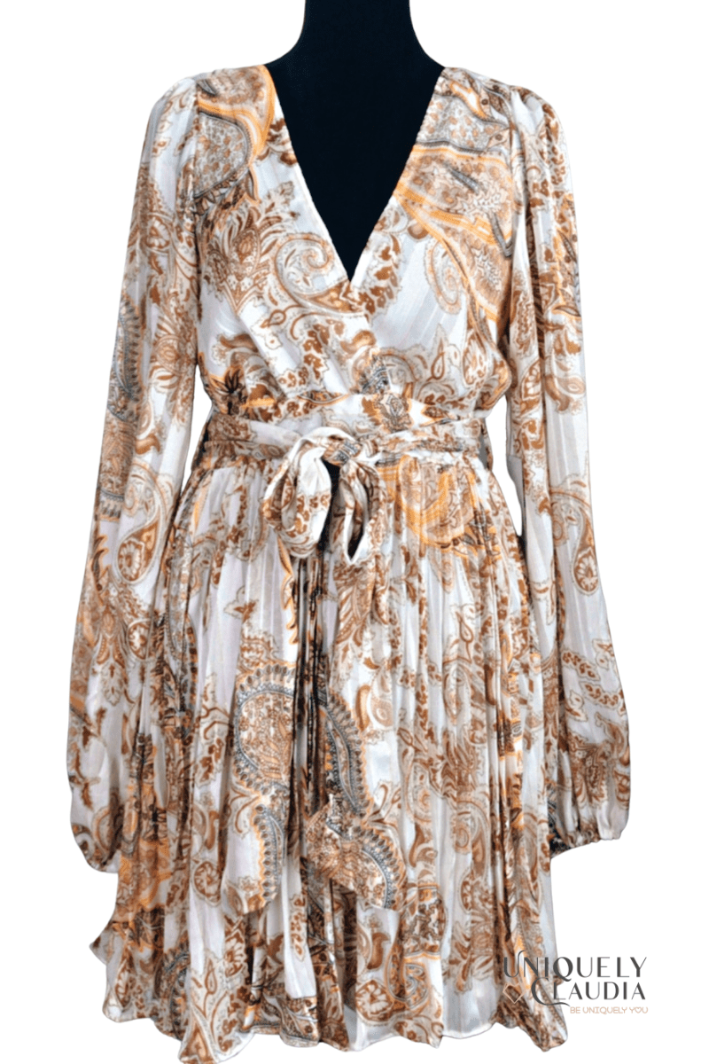 Elizabeth Fit & Flare Dress | Uniquely Claudia L / White Multi Elizabeth Fit & Flare Dress | Uniquely Claudia L / White Multi