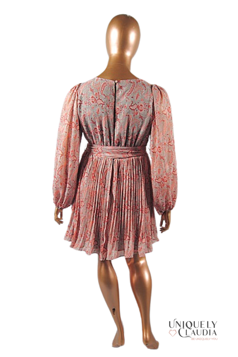 EDGY PLUS: Belinda Lurex Fit & Flare Dress - UNIQUELY CLAUDIA