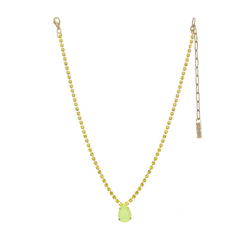 TOVA Milli Necklace in Electrics: Electric Yellow