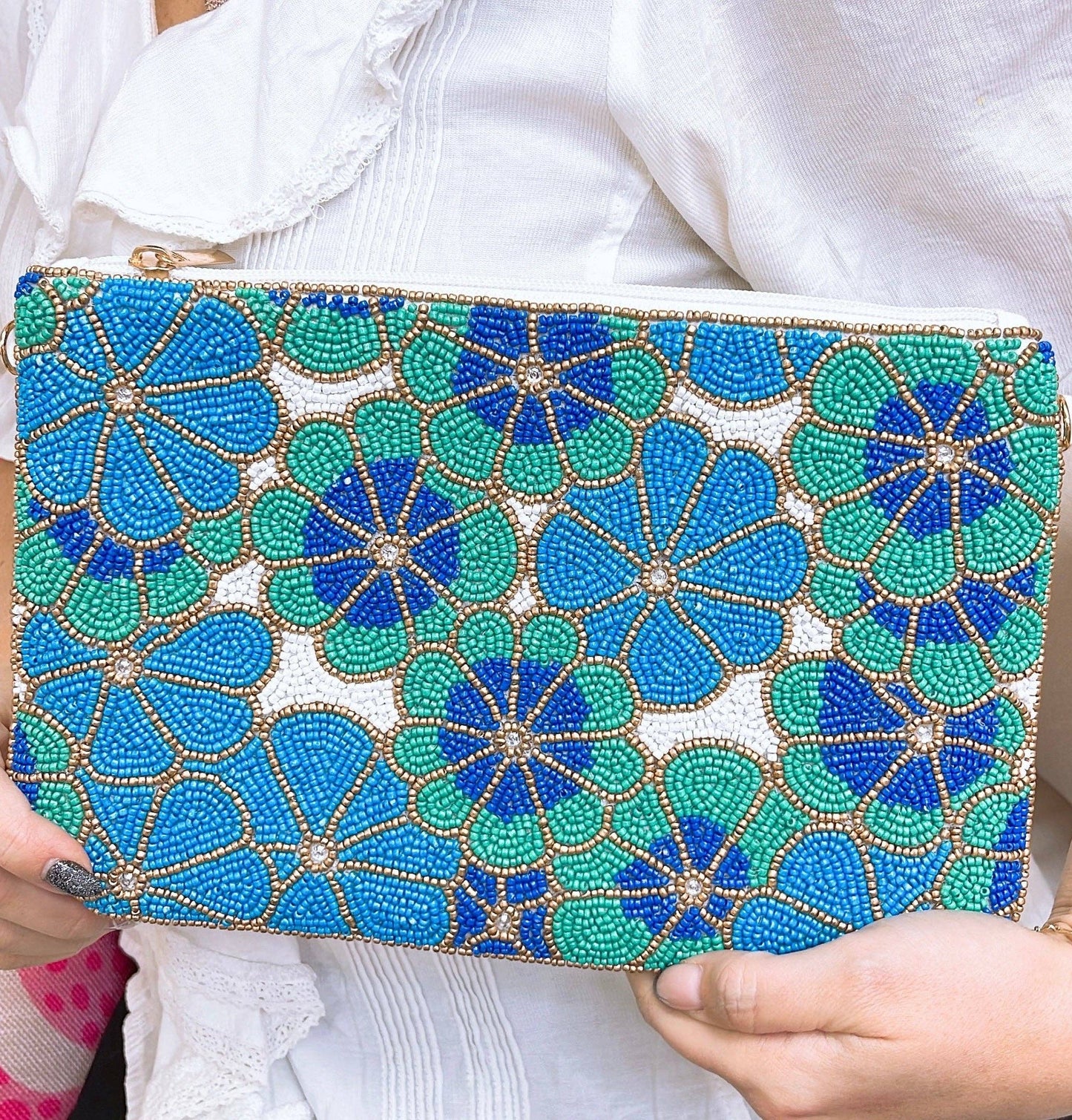 Spring is Here Blue | Uniquely Claudia Boutique