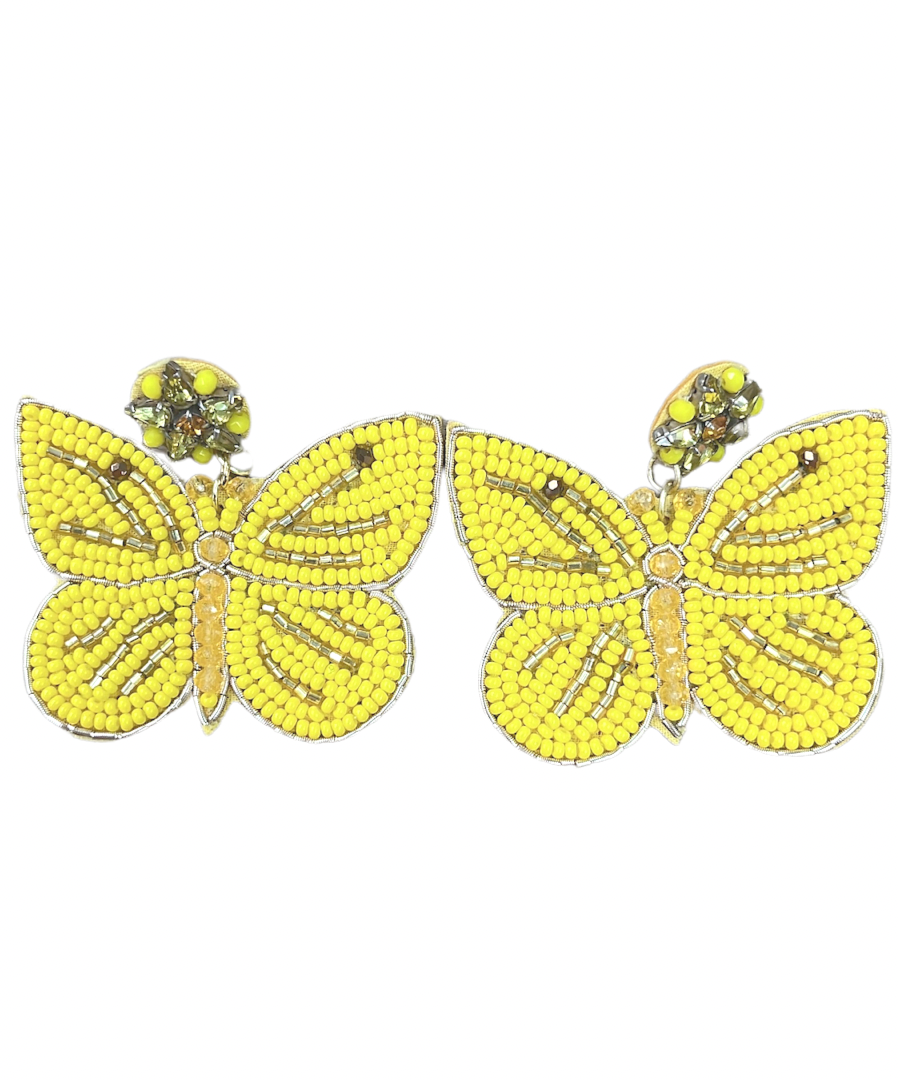 Mariposa Beaded Earrings | Uniquely Claudia Boutique