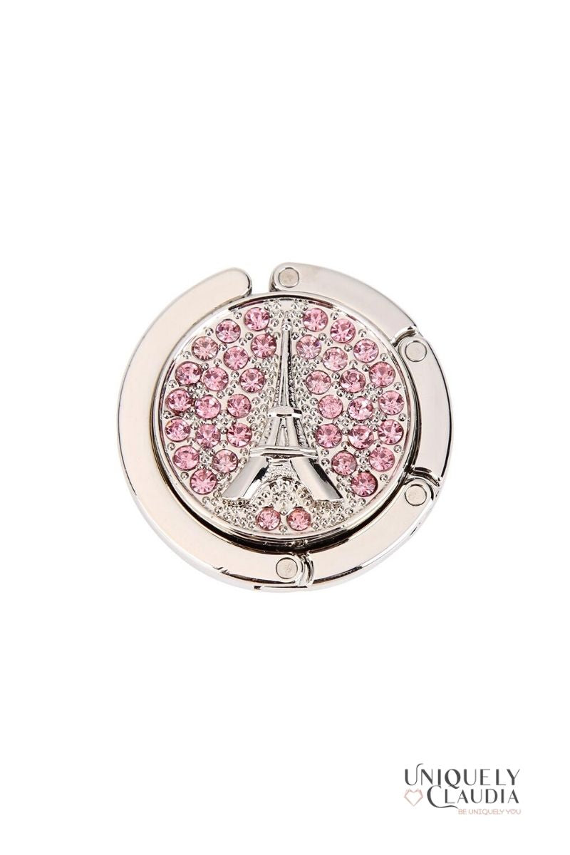 Paris Rhinestone Folding Handbag Hook | Uniquely Claudia