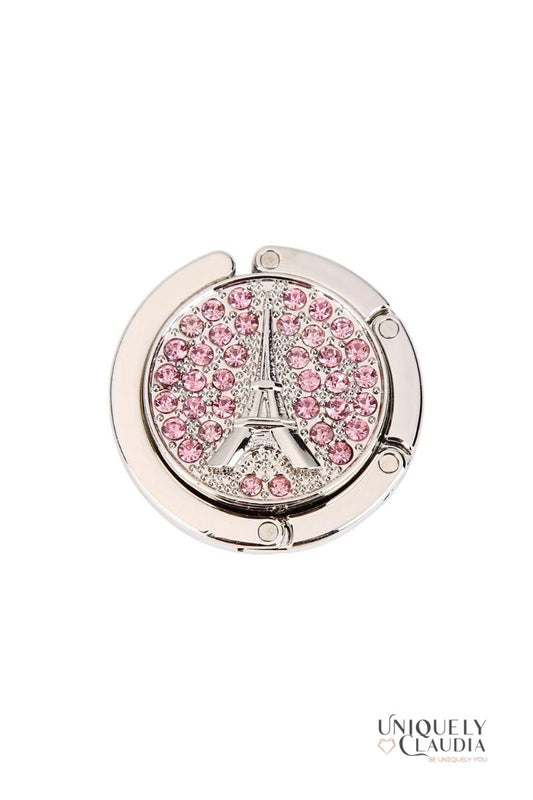 Paris Rhinestone Folding Handbag Hook | Uniquely Claudia