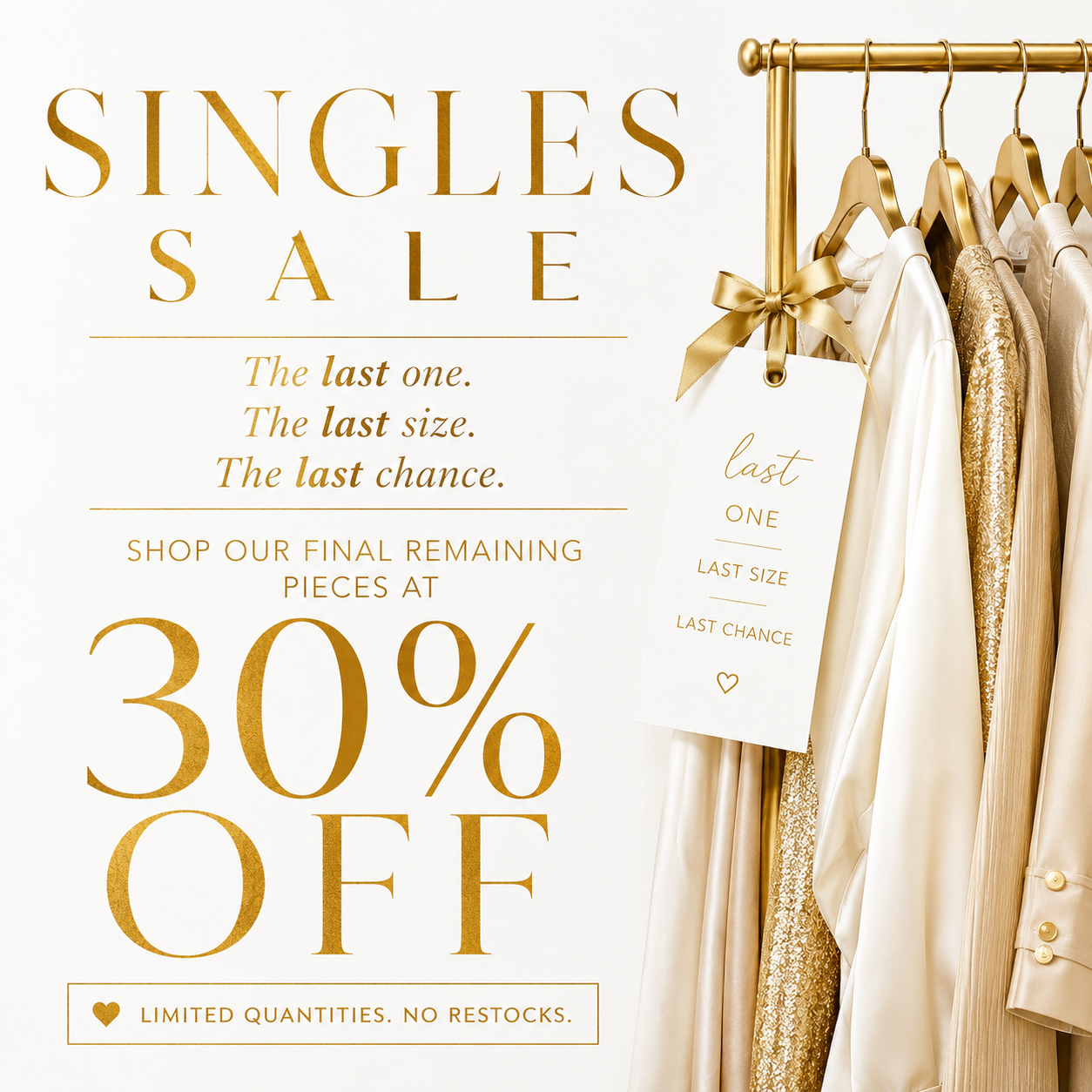 SINGLES SALE