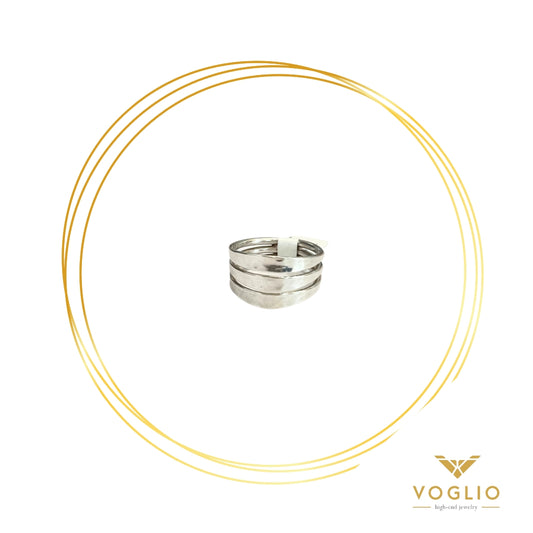 VOGLIO: 3-Rings Sterling Silver Ring