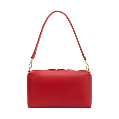 Florence Red Recycled Vegan Leather Shoulder Bag - Uniquely Claudia Boutique