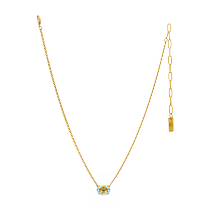 TOVA Iza Candy Crush Fuchsia Matte Necklace - Uniquely Claudia Boutique