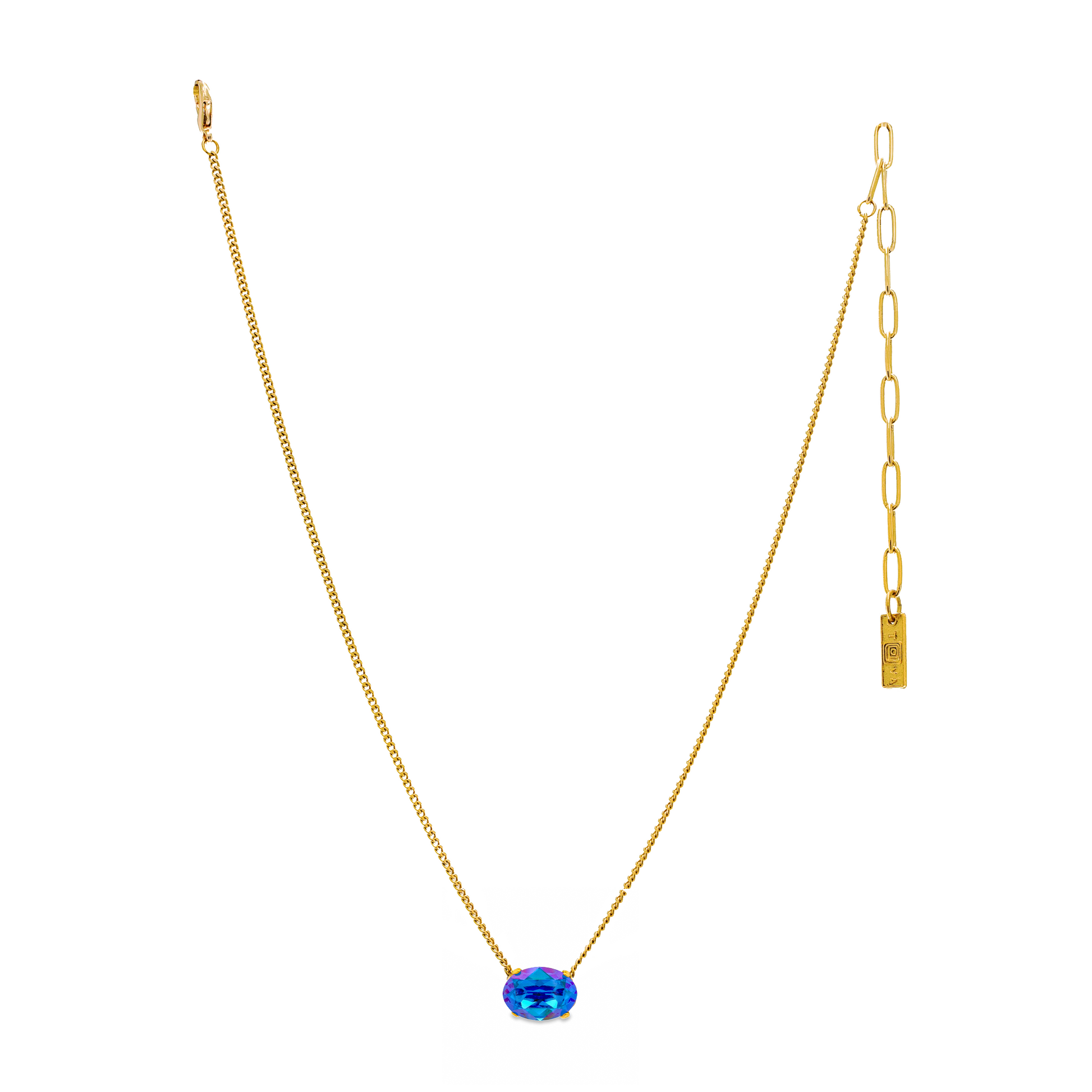 TOVA Iza Candy Crush Fuchsia Matte Necklace - Uniquely Claudia Boutique