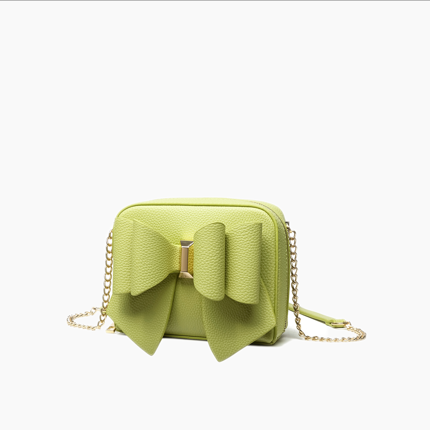 Chloe Bow Lime Mini Crossbody Bag