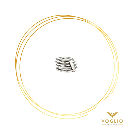 VOGLIO: 6 Rings Sterling Silver Ring