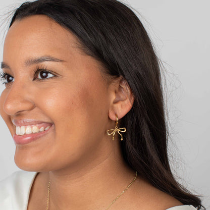 JBloom: Bow Drop Earrings