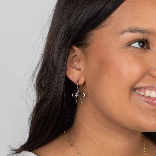JBloom: Bow Drop Earrings