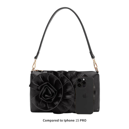 Florence Red Recycled Vegan Leather Shoulder Bag - Uniquely Claudia Boutique
