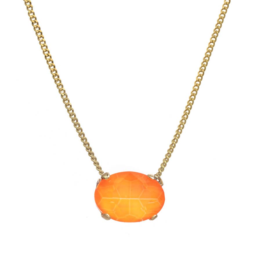TOVA Iza Electric Pink Necklace - Uniquely Claudia Boutique