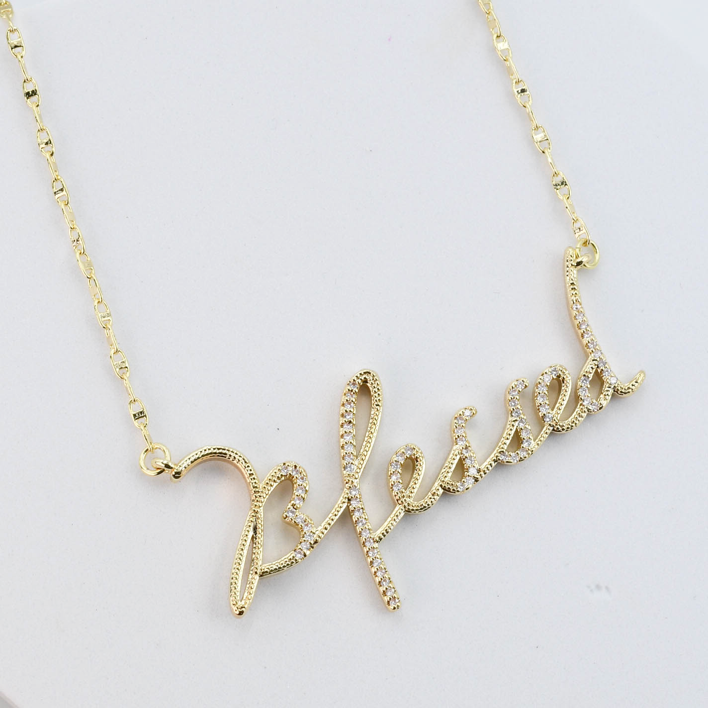 Blessed 14K Gold-Plated Necklace