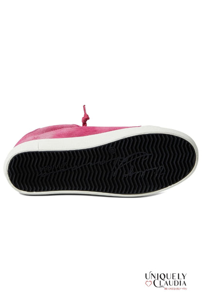 Ahava Pink Suede Sneakers - Uniquely Claudia Boutique