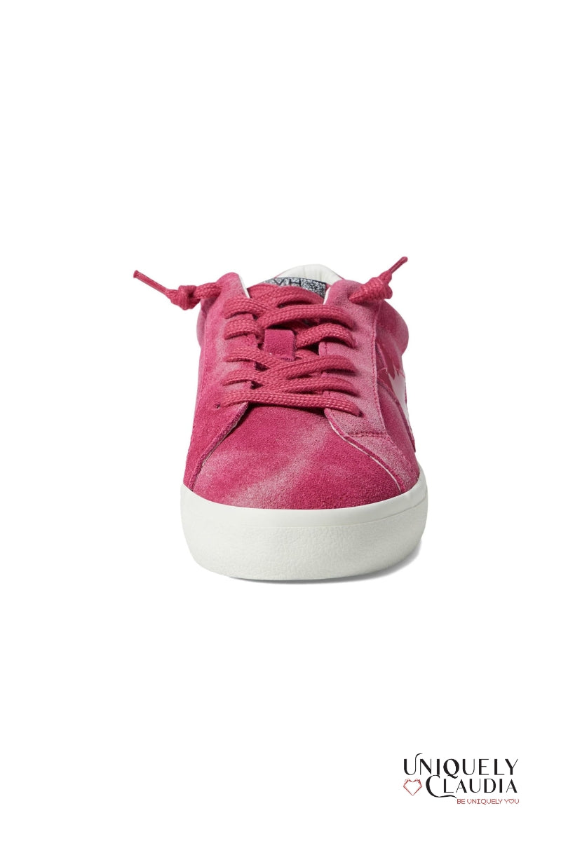 Ahava Pink Suede Sneakers - Uniquely Claudia Boutique
