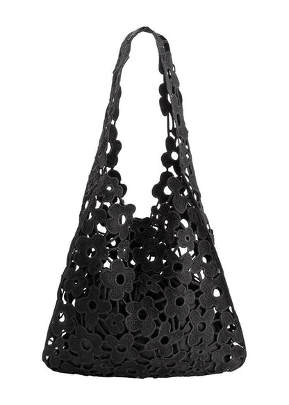 Aster Black Shoulder Lace Bag | Uniquely Claudia Boutique 