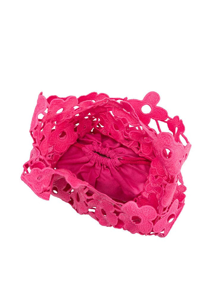 Aster Hot Pink Shoulder Lace Bag | Uniquely Claudia Boutique 