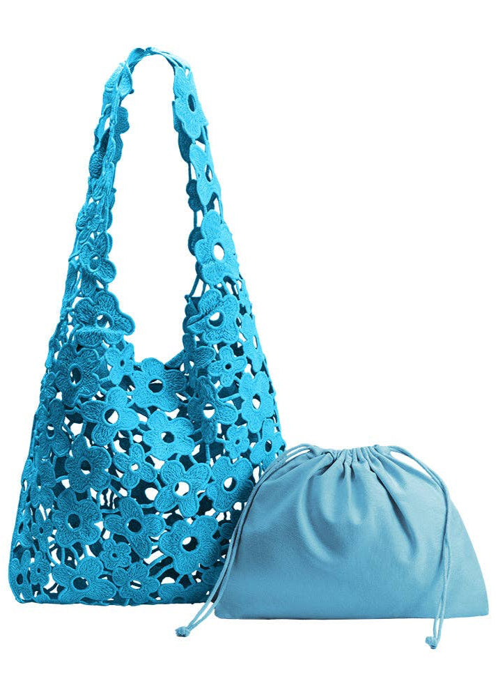 Aster Turquoise Shoulder Lace Bag | Uniquely Claudia Boutique