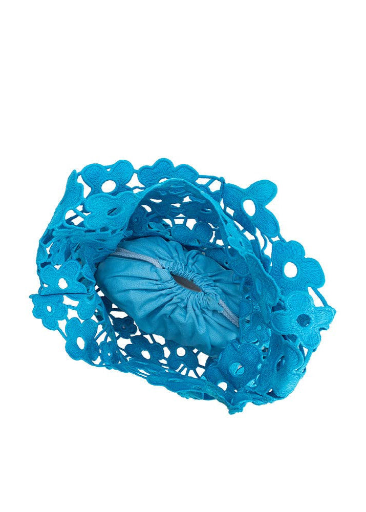 Aster Turquoise Shoulder Lace Bag | Uniquely Claudia Boutique