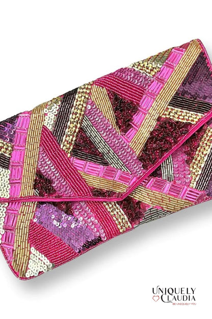 Barbie Disco Beaded Clutch