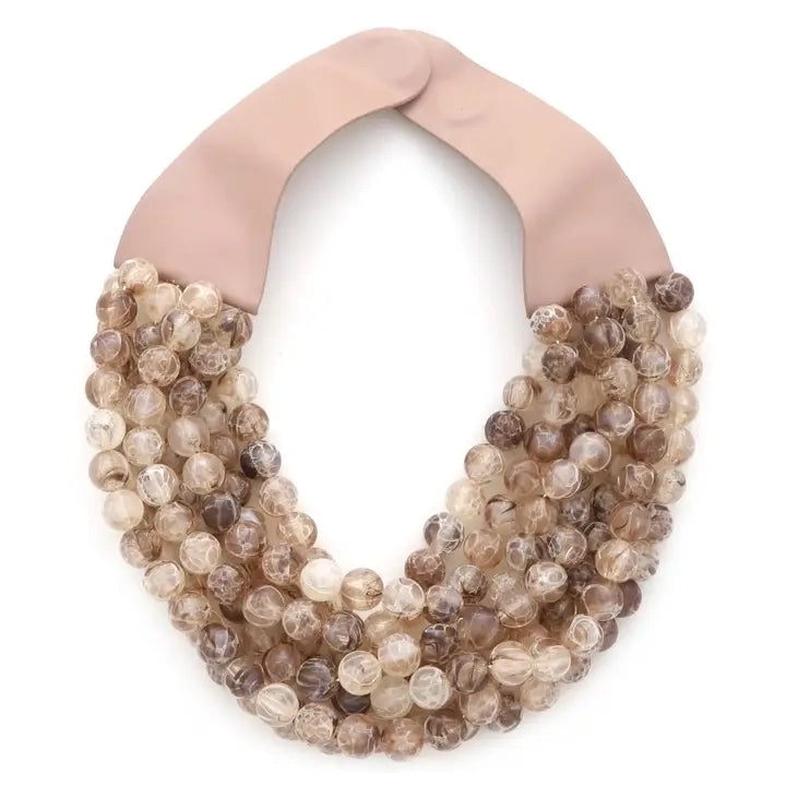 Beaded Layered Magnetic Closure Necklace | Uniquely Claudia Boutique