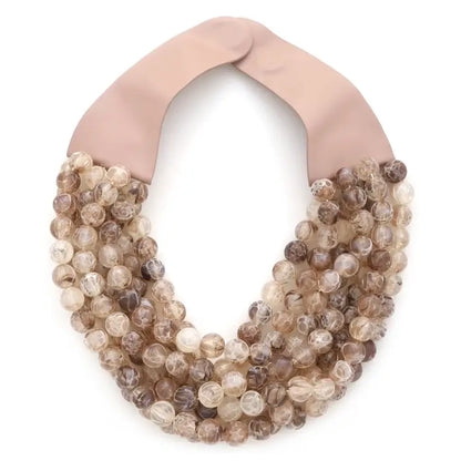Beaded Layered Magnetic Closure Necklace | Uniquely Claudia Boutique