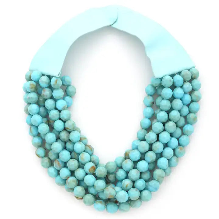 Beaded Layered Magnetic Closure Necklace | Uniquely Claudia Boutique