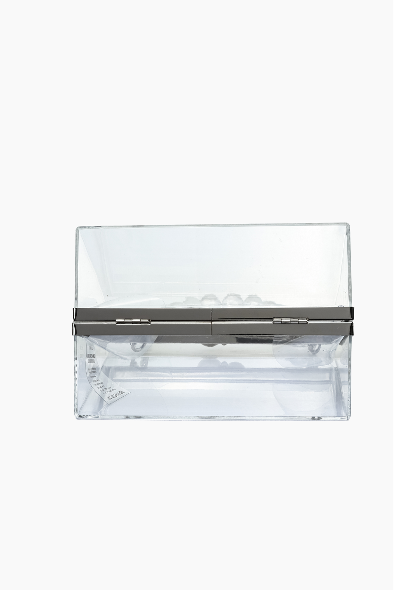 Bella Top Handle Clear Clutch | Uniquely Claudia 