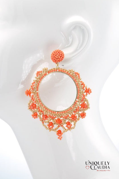 Bombay Beaded Chandelier Earrings | Uniquely Claudia Boutique