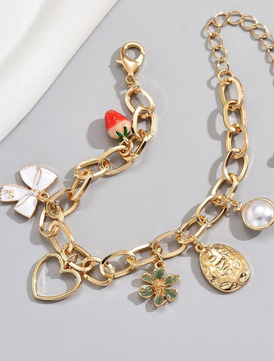 Bows & More Charms Bracelet | Uniquely Claudia